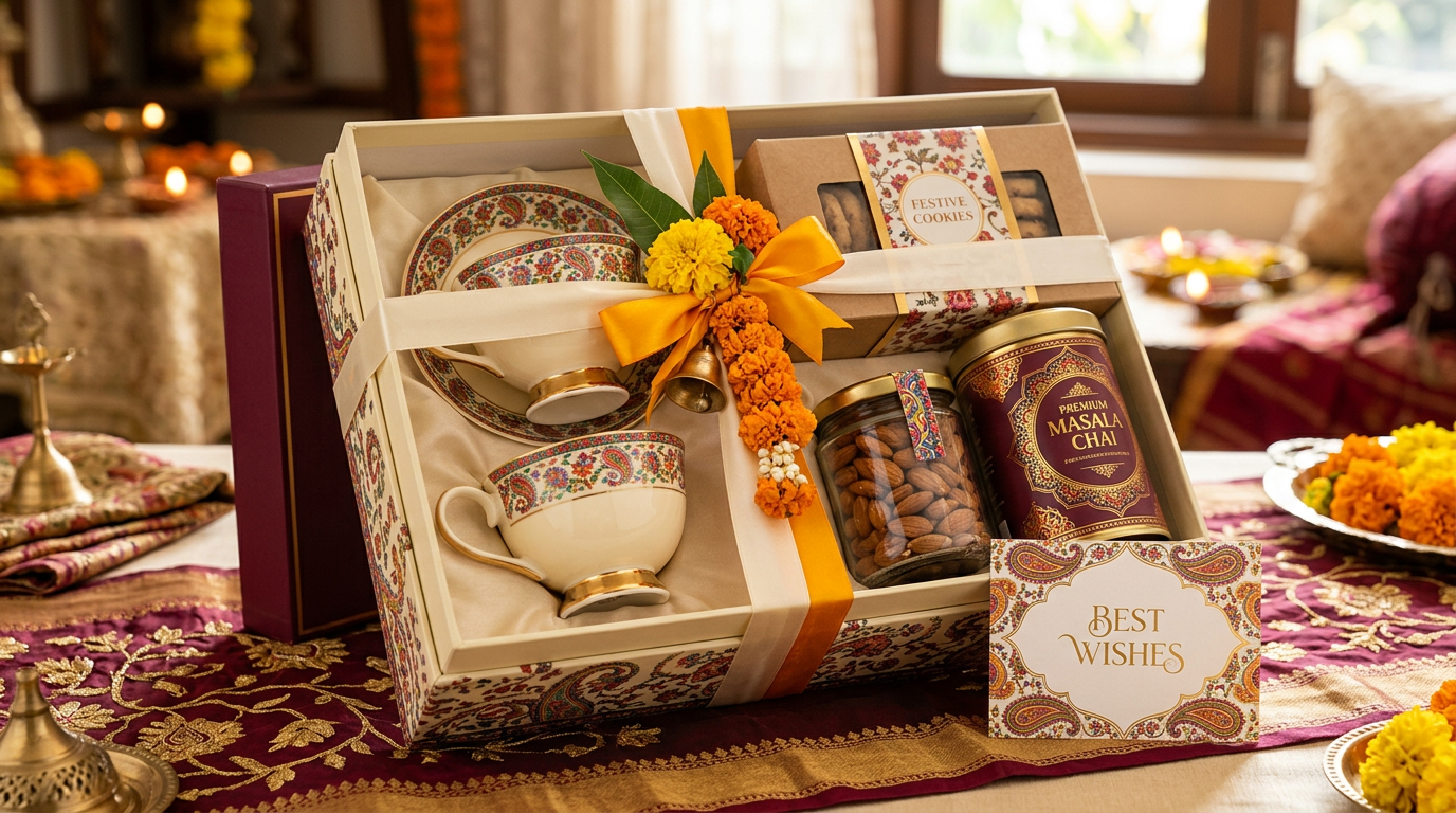 Tea Ritual Luxe — Kashmiri Paisley