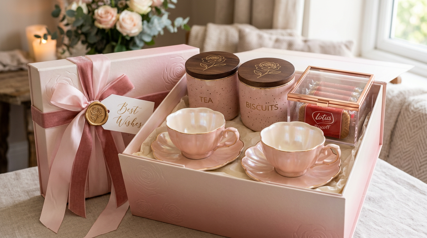 Tea & Cookie Jar Edit — Blush Rose